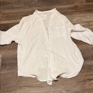 White Button-Up Shirt